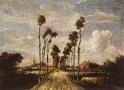 The avenue in Middelharnis HOBBEMA, Meyndert